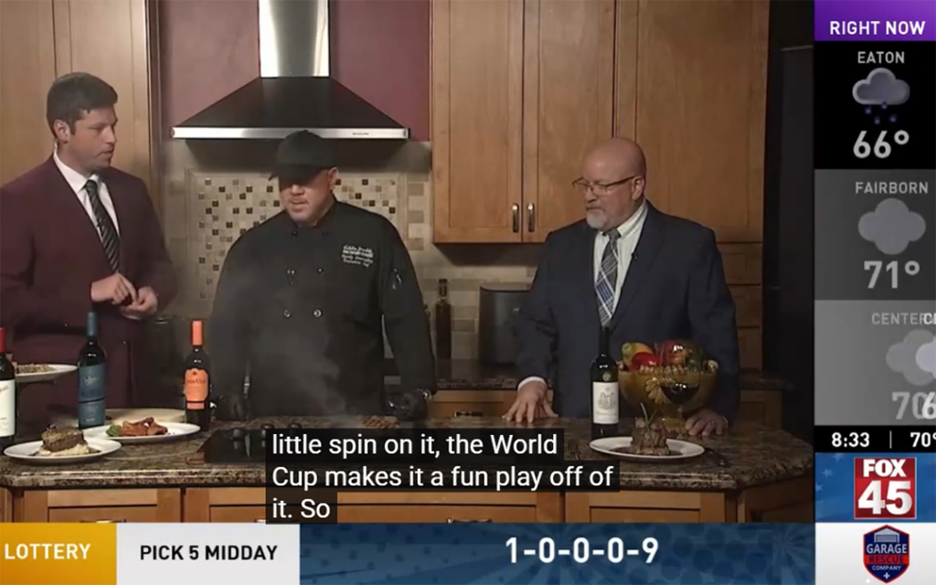 Eddie Merlot’s on WKEF/WGRT Dayton – Steaks Around the World